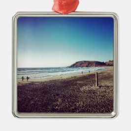 Pacifica State Beach Metalen Ornament