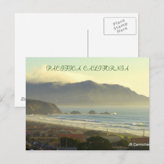 Pacifica uit de lucht briefkaart (Voorkant / Achterkant)