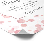 "Pacifier Hunt" Sign, Polka Dots Baby shower Poster (Hoek)