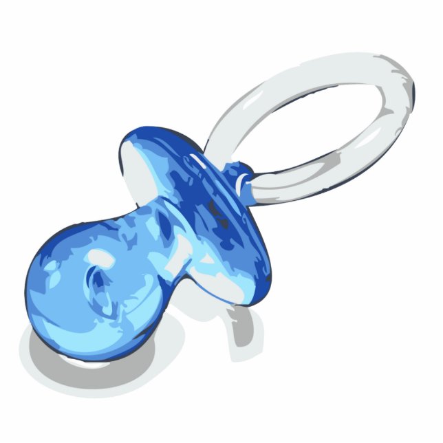 Pacifier Ornament Fotobeeldje Ornament (Voorkant)