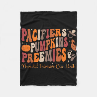 Pacifiers Pumpkins Preemies Nicu Nurse Halloween N Fleece Deken