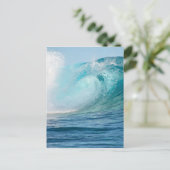 Pacifique grande vague brisant la carte postale ve (Debout devant)