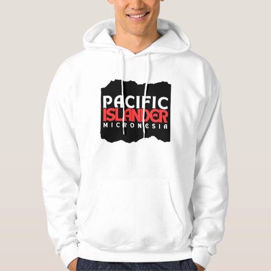 Pacifique Islander Kosrae Fier Sweat - shirt à cap (Devant)