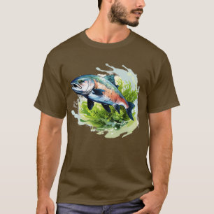 Pacifique Nord-Ouest Saumon TShirt