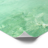 Pacifisch eiland met poster palmbomen (Hoek)