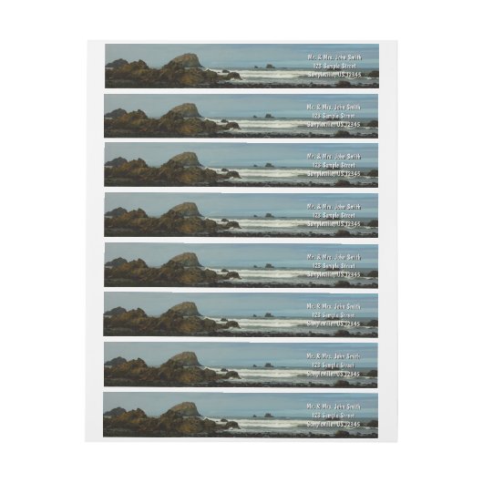 Pacifische kustlijn in het nationaal park Redwood (Vel)