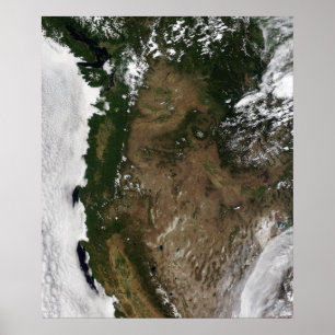 Pacifische noordwestelijke regio van de Verenigde  Poster