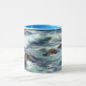 Pacifische oceaangolven mok (Midden)