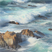 Pacifische oceaangolven sticker (Voorkant)