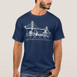 Pack 29 - Golden Gate - Mannen korte mouw T-shirt