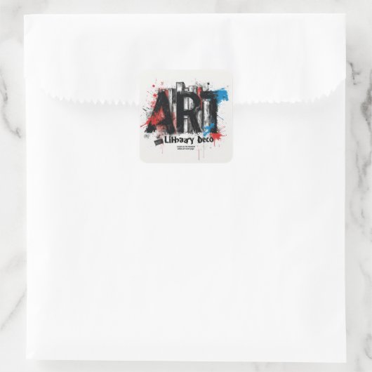 Pack autocollant Art Library Deco : une histoire d (Sac)