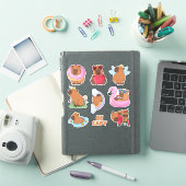 Pack autocollant Capybara (Couverture iPad)