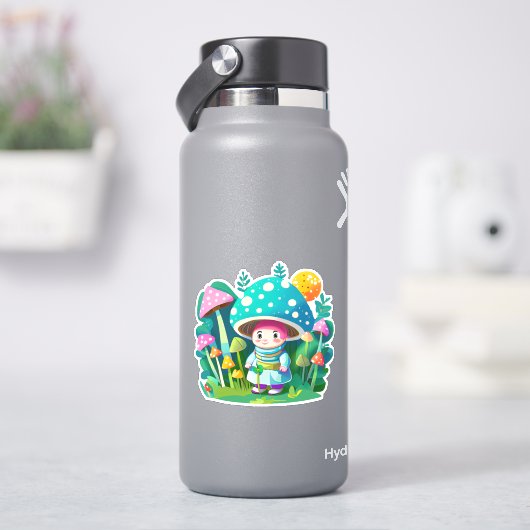 Pack autocollant de champignons mignons (HydroFlask)