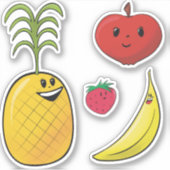 Pack autocollant de fruits (Devant)