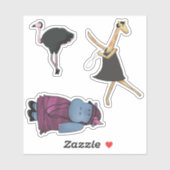 Pack autocollant de l'ère du Flapper (Feuille)