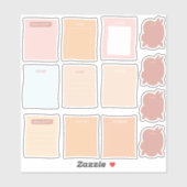 Pack autocollant des notes du gestionnaire (Feuille)