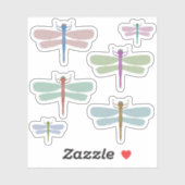 Pack autocollant dragonfly (Feuille)