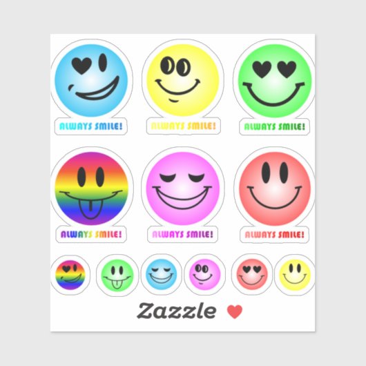 Pack autocollant Emoji (Feuille)