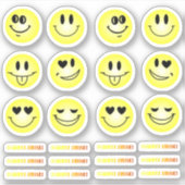 Pack autocollant Emoji (Devant)