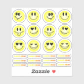 Pack autocollant Emoji (Feuille)