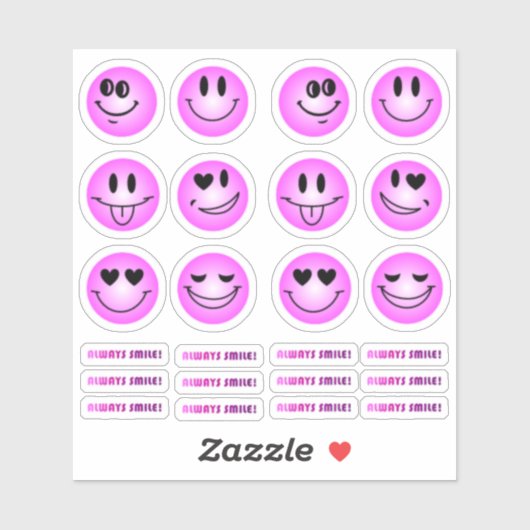 Pack autocollant Emoji (Feuille)