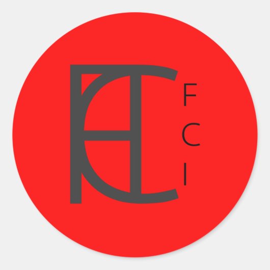 Pack autocollant FCI RED DOT (Devant)