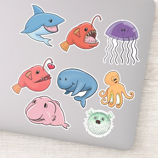 Pack autocollant Ocean (Détail)