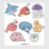Pack autocollant Ocean (Feuille)
