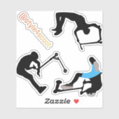 Pack autocollant scooter Freestyle 5 (Feuille)