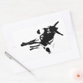 Pack Burro Rechthoekige Sticker (Envelop)