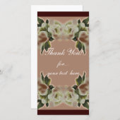 Pack carte de remerciements de 10 (Devant / Derrière)