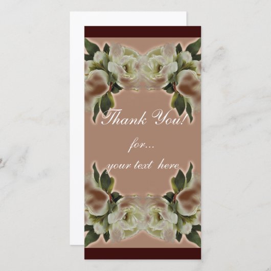 Pack carte de remerciements de 10 (Devant / Derrière)