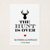 Pack de 100 Aucun trou La chasse est sur les étiqu (Devant)