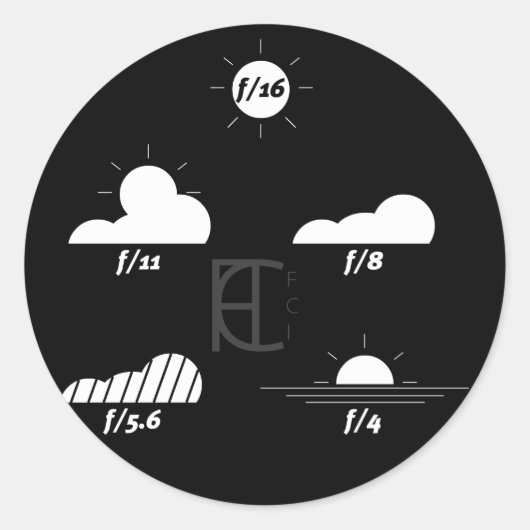 Pack de 16 autocollants Sunny DARK (Devant)