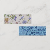 Pack de 20 Cartes de visite Fleur sauvage et dente (Devant / Derrière)