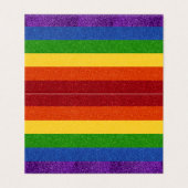 Pack de 25 LGBT Parties scintillant Pride Carte Dr (Outside Unfolded)