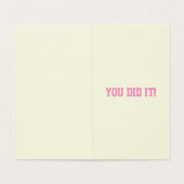 Pack de 25 Pink So Fier Parties scintillant Gradua (Inside Unfolded)