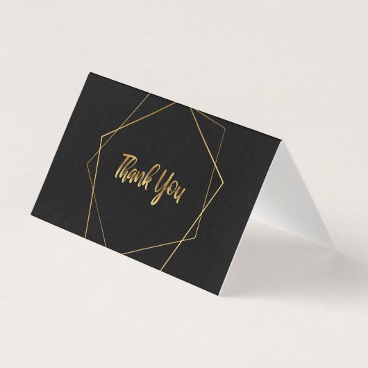 Pack de Cartes de Remerciements avec pentagons d'o (Front)
