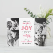 Pack de Joy Baby Christmas Faire-part de naissance (Debout devant)