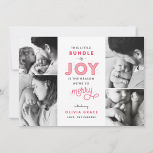 Pack de Joy Baby Christmas Faire-part de naissance