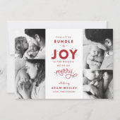 Pack de Joy Baby Christmas Faire-part de naissance (Devant)