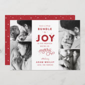 Pack de Joy Baby Christmas Faire-part de naissance (Devant / Derrière)