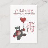 Pack de la carte de classe pour ours en peluche de (Devant)