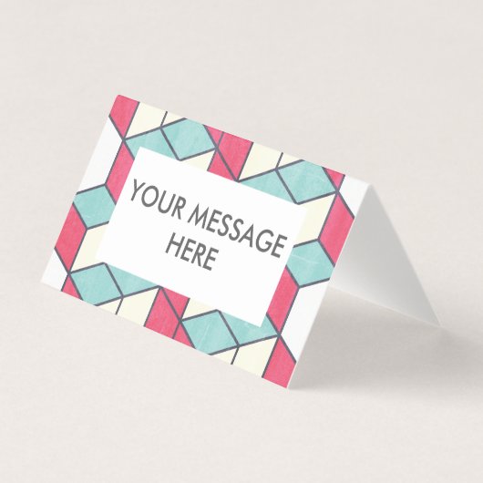 Pack de la carte motif Puzzle avec texte modifiabl (Front)