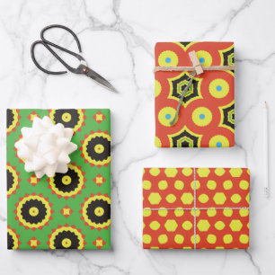 Pack de papier 172 Décoratif Rouge Vert Jaune