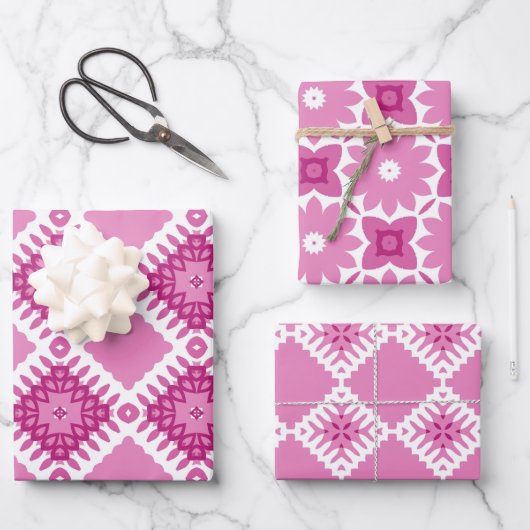 Pack de papier rose et blanc 80 (Recto)