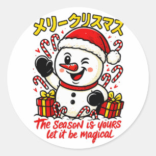 Pack de stickers de bonhomme de neige Magical Merr