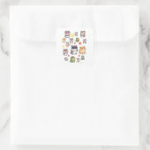 Pack de stickers de hamster chibi drôle avec F (Sac)