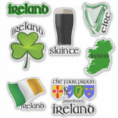 Pack de stickers irlandais (Devant)