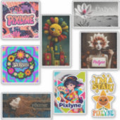 Pack de stickers Pixlyne #1 (Devant)